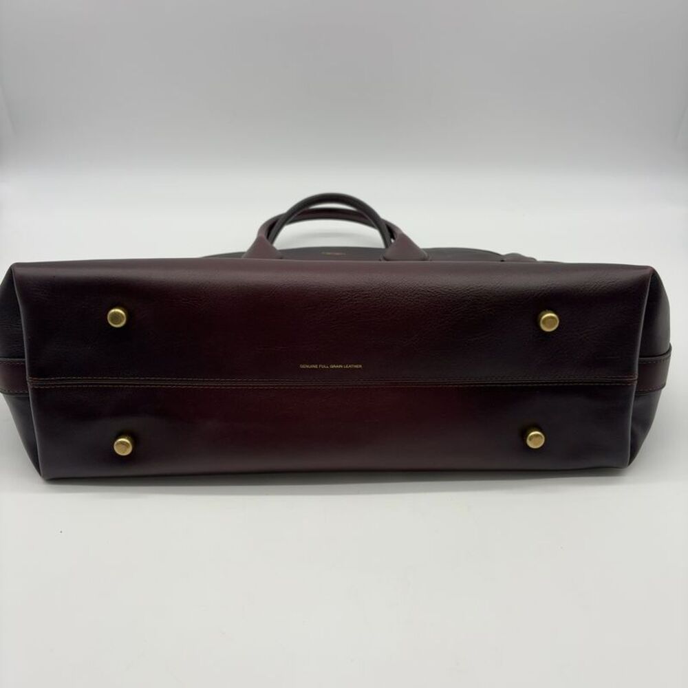 Coach Leather Satchel with Chain - Picture 4 of 6